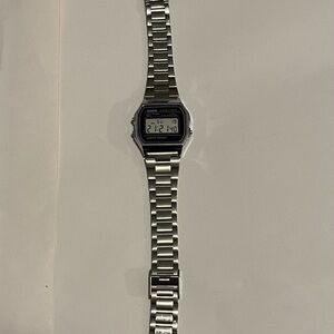 Casio Metallic Silver Digital Watch
